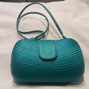 Vintage straw purse